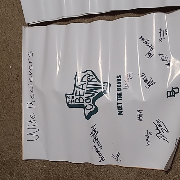 Baylor Bears Autographed Posters - Picture 6 of 15
